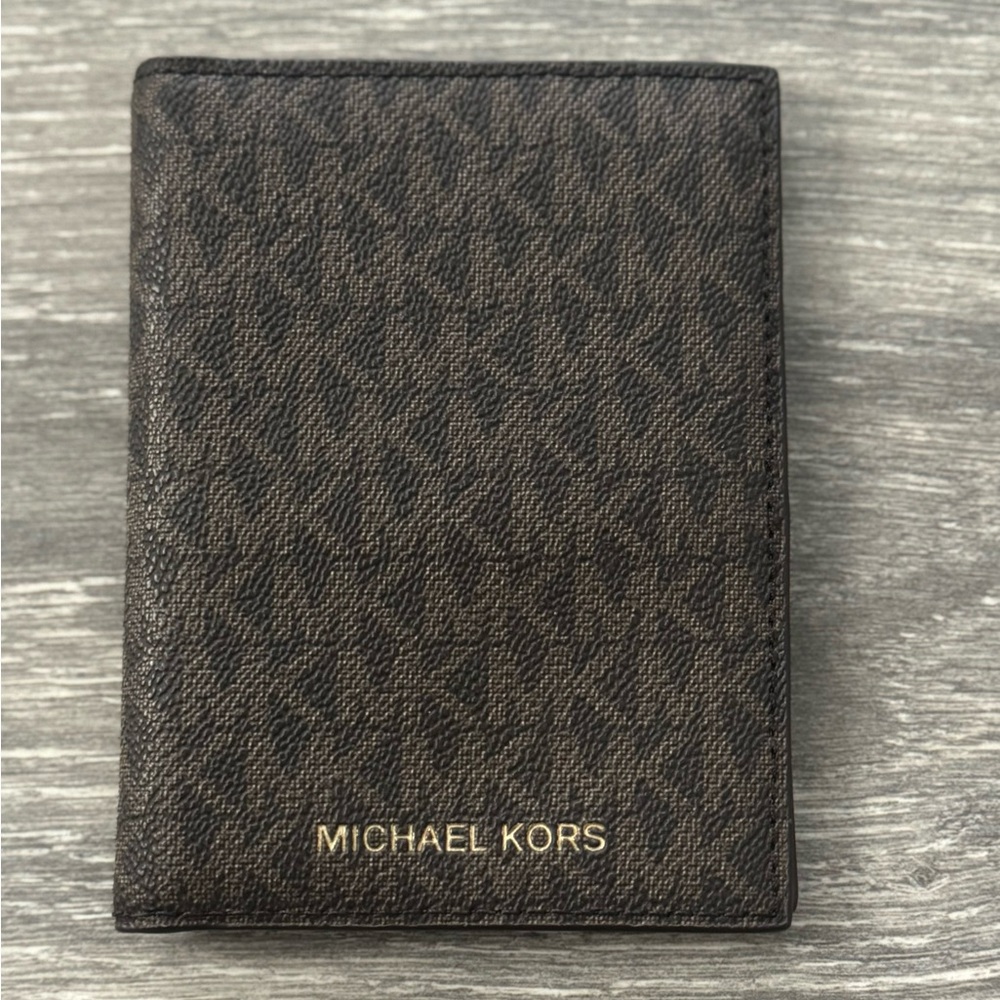 Michael Kors Brown passport holder